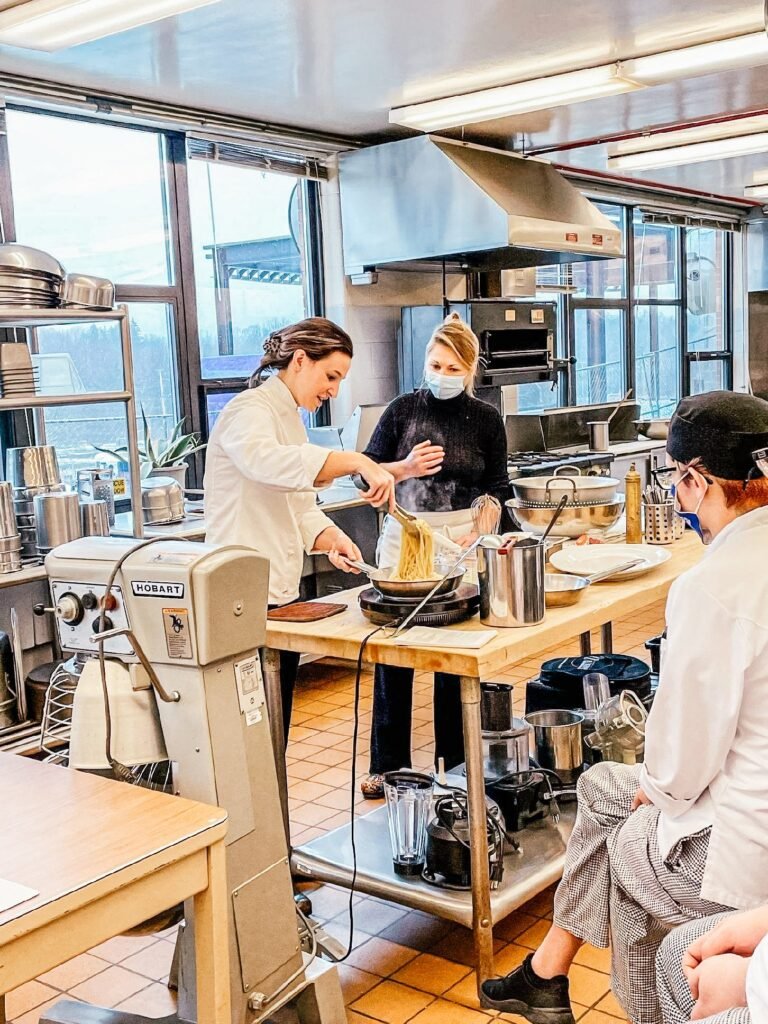 Pasta Demo at the old stomping grounds