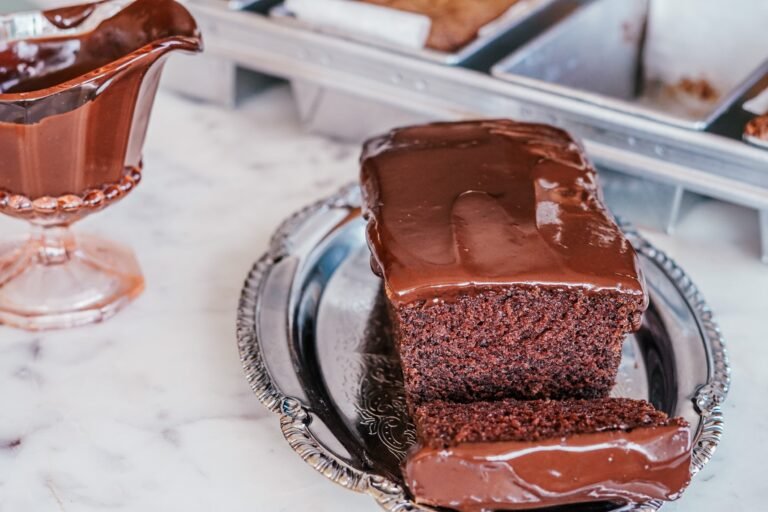 Sour Cream Fudge Cake