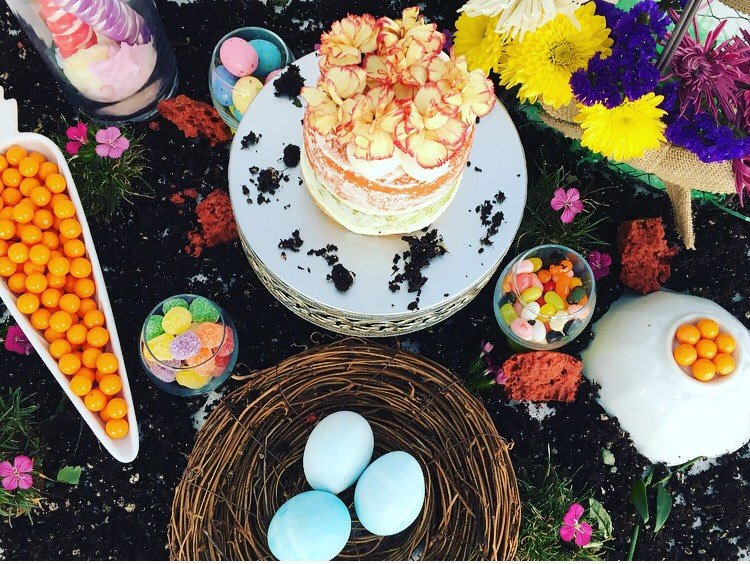 Easter Flowers and Candy Showers!