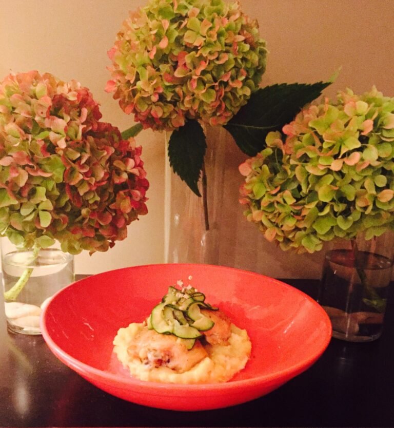 A Dinner Date Starring Hydrangeas 