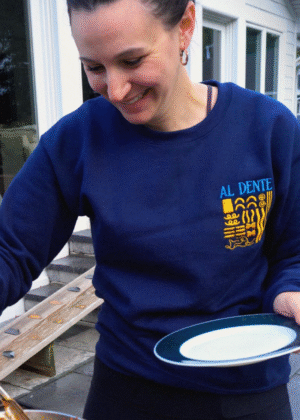 Al Dente Pasta Embroidered Sweatshirt