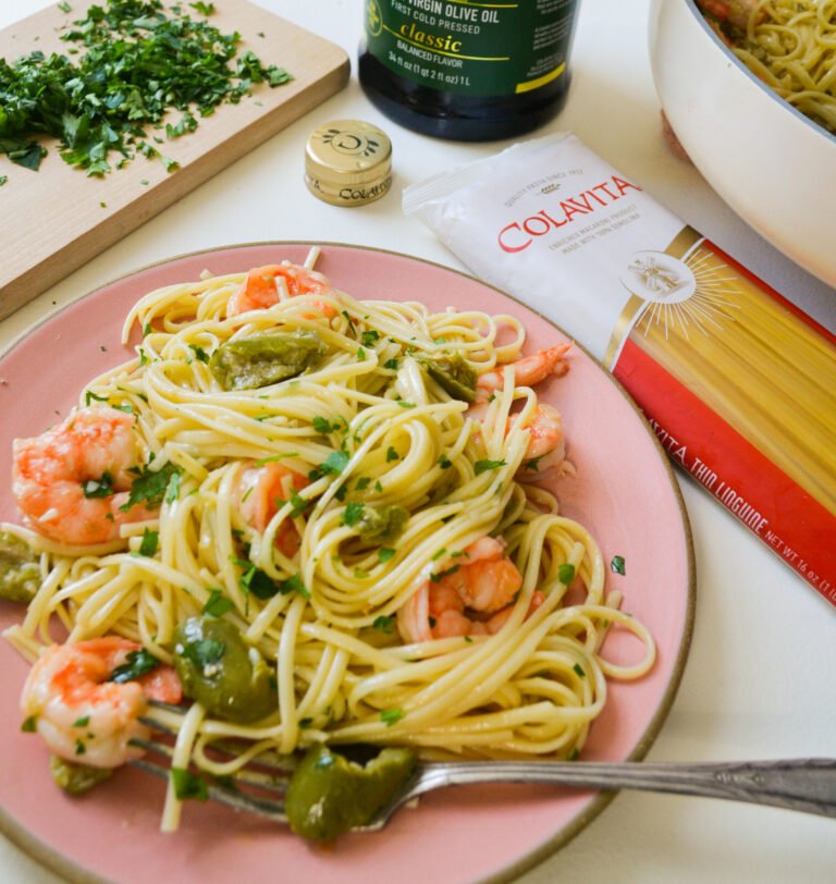 Dirty Martini Shrimp Scampi