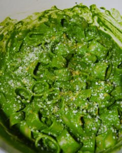 Sunday Night Pasta Programming: Kale Sauce with Calamarata